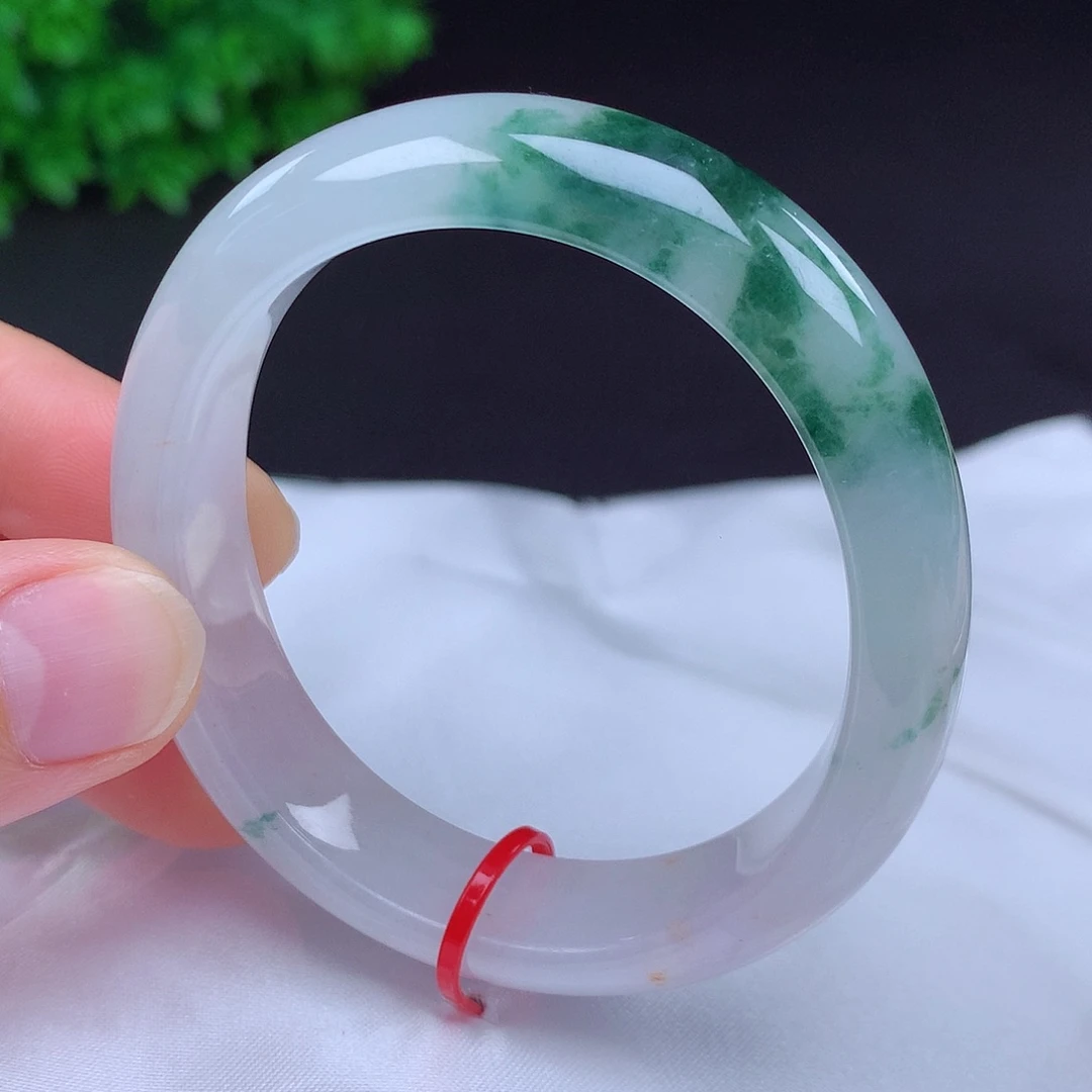 翡翠未镶嵌手镯52贵妃431119