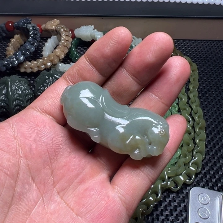 爱***得和田玉未镶嵌吊坠(不含链)