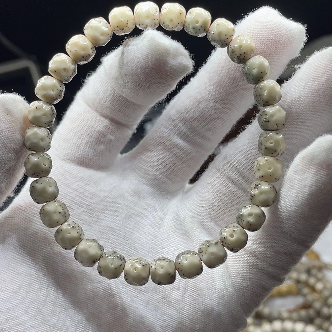手串星月菩提SS双金款8改玉化