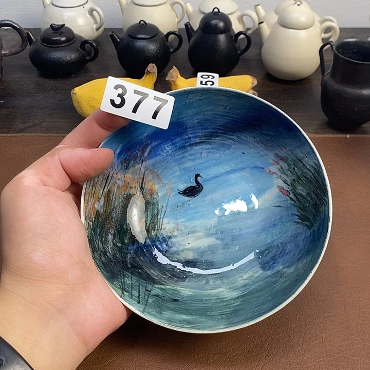 377 手绘壶承看好拍