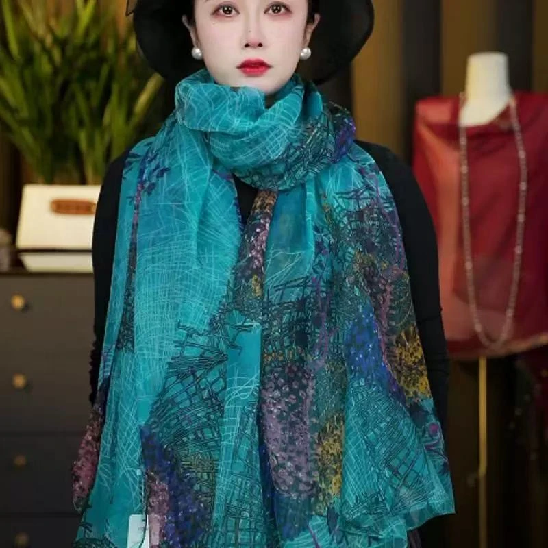 130*190女士时尚百搭围巾YRS 029