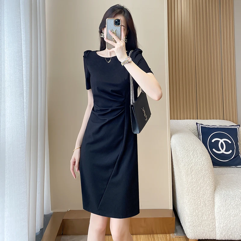 裙子女款爆款2025新款高级感女装洋气时髦气质连衣裙女夏季