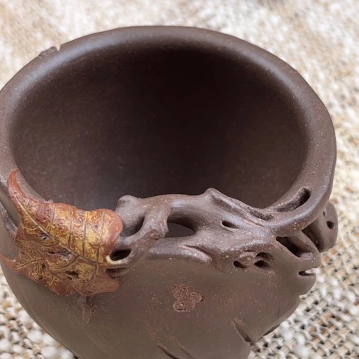 紫砂茶壶达***长子木主人杯  天青 无添加