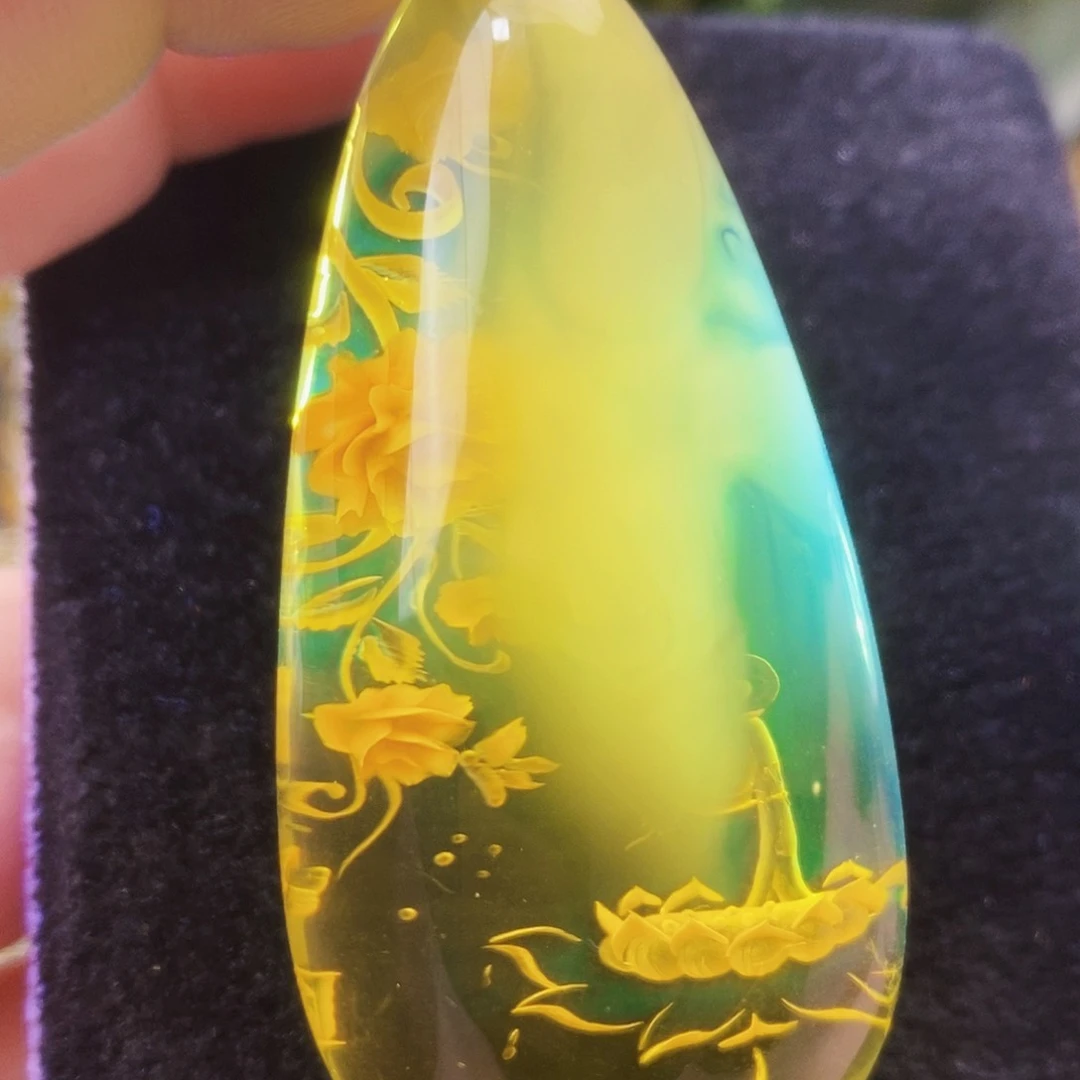 【闪购商品】金珀吊坠(不含链)未镶嵌