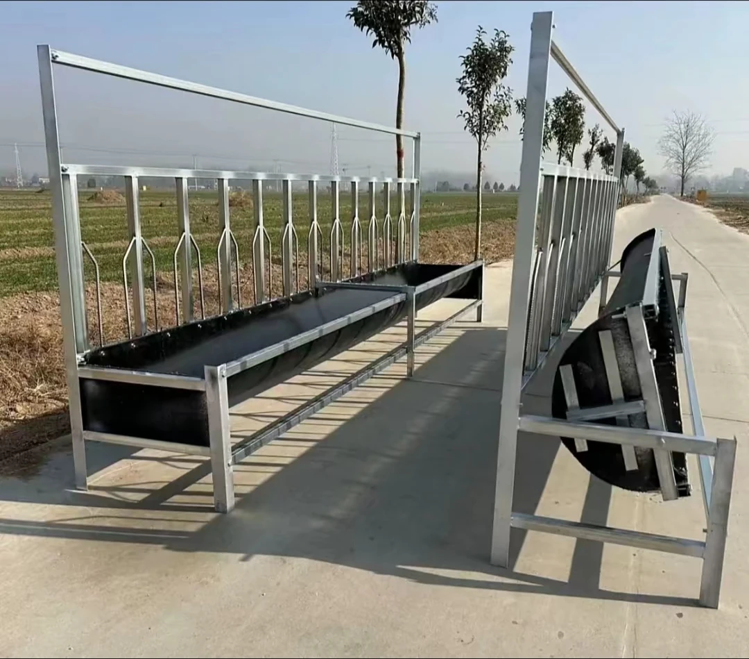 3米长新款胶皮翻转羊槽钢筋定位孔一羊一位