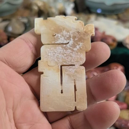 纯***水玛瑙/玉髓和田玉质如图所示配饰未镶嵌