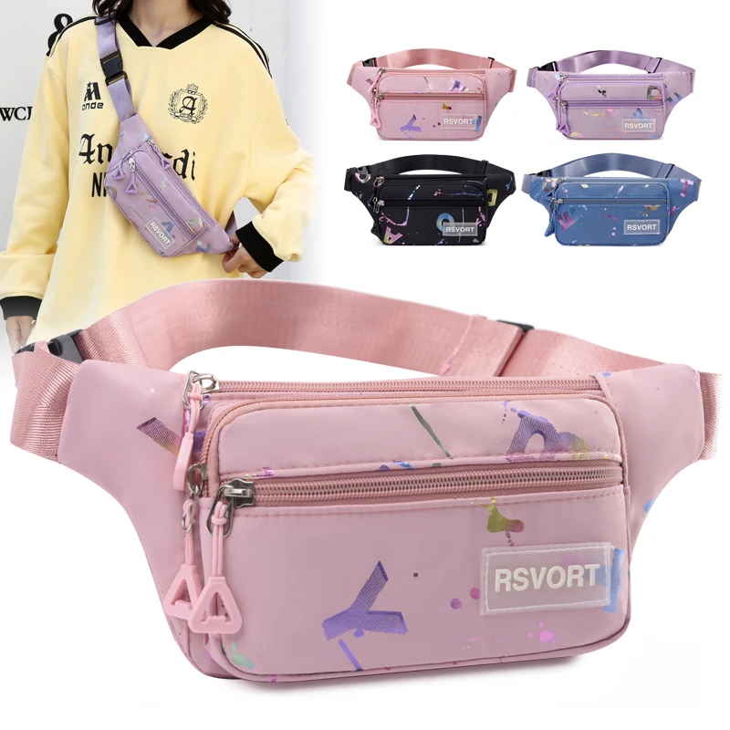 新款防水腰包女士多功能大容量工作干活休闲运动耐磨收银手机钱包