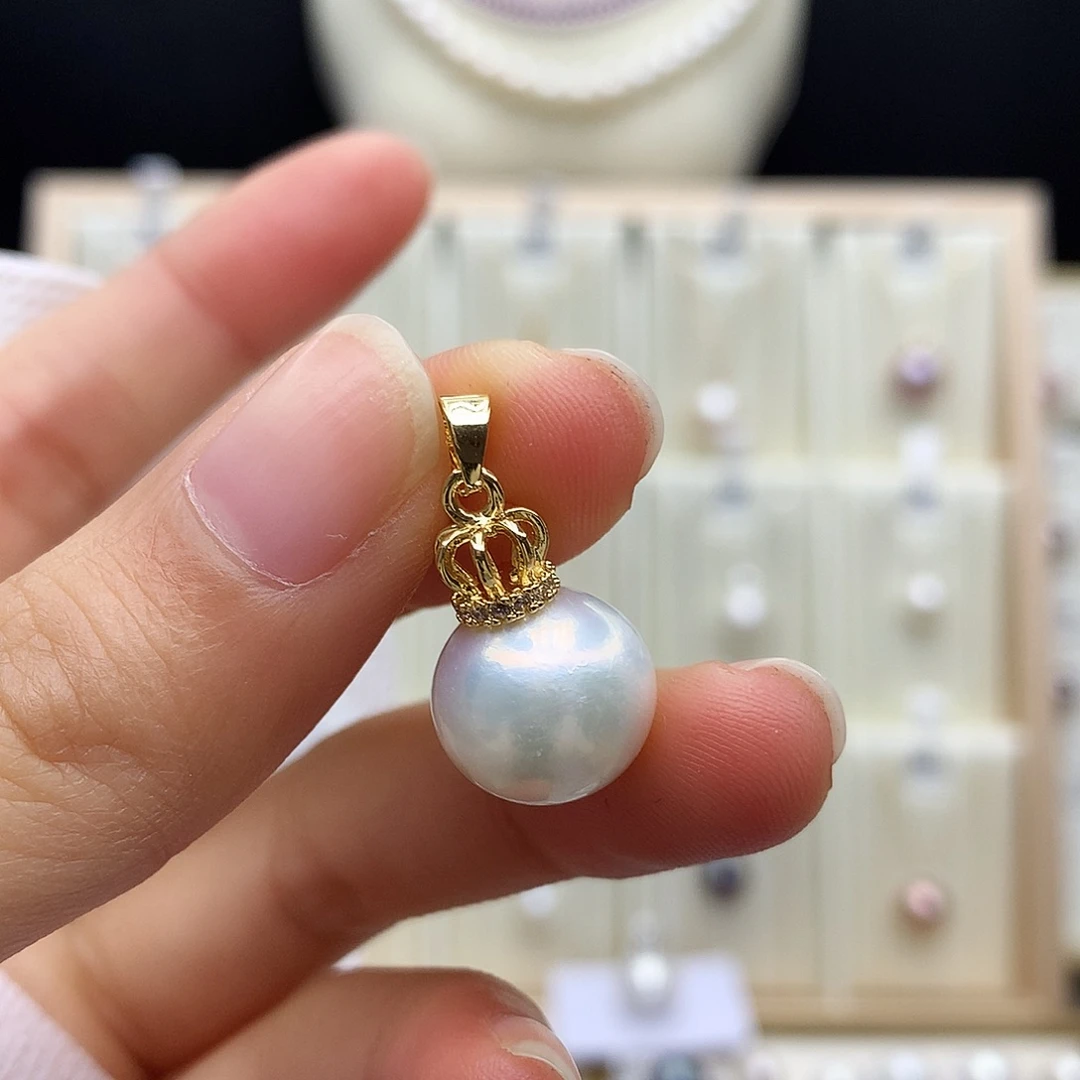 淡水珍珠颈饰合金