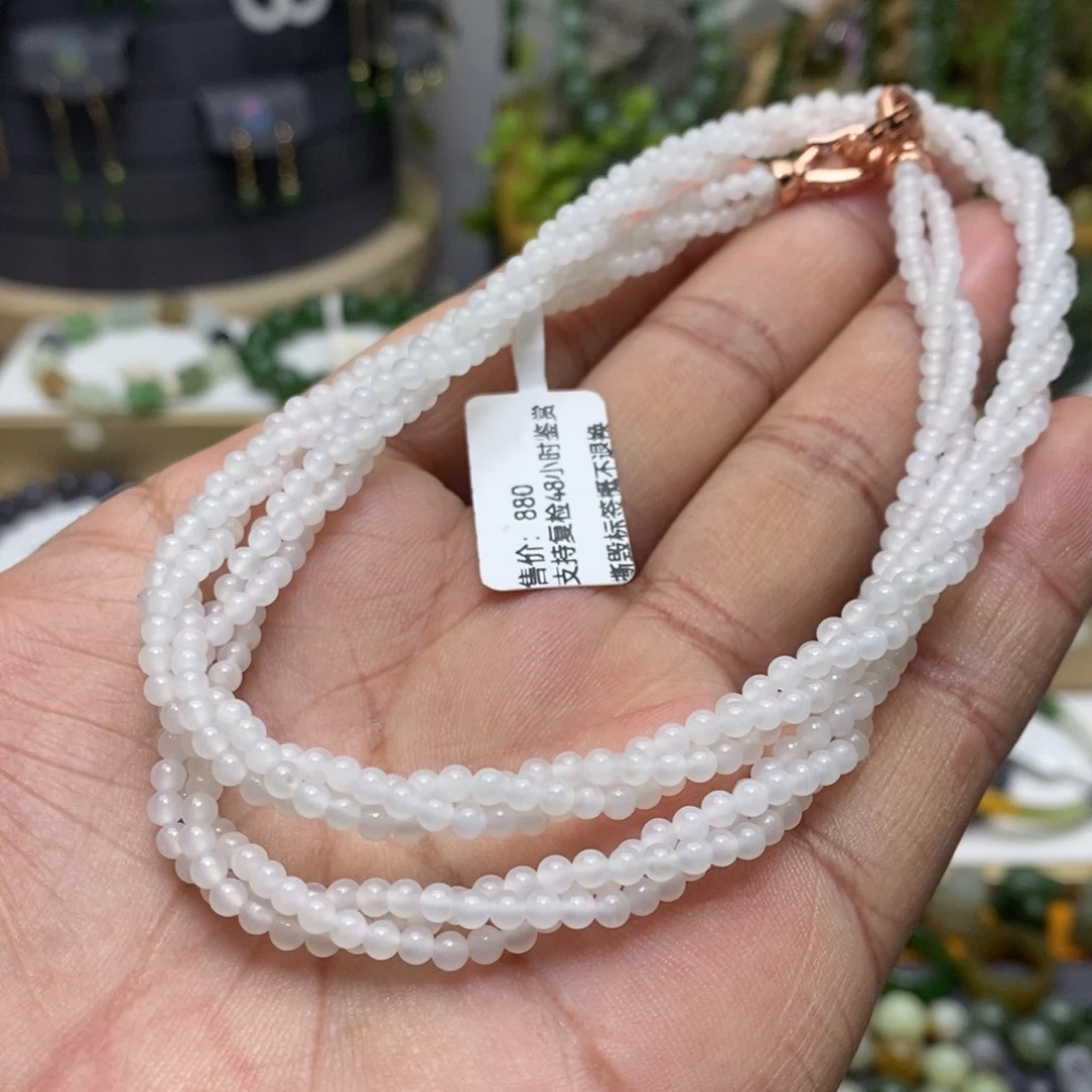 和田玉（白玉）颈饰未镶嵌69