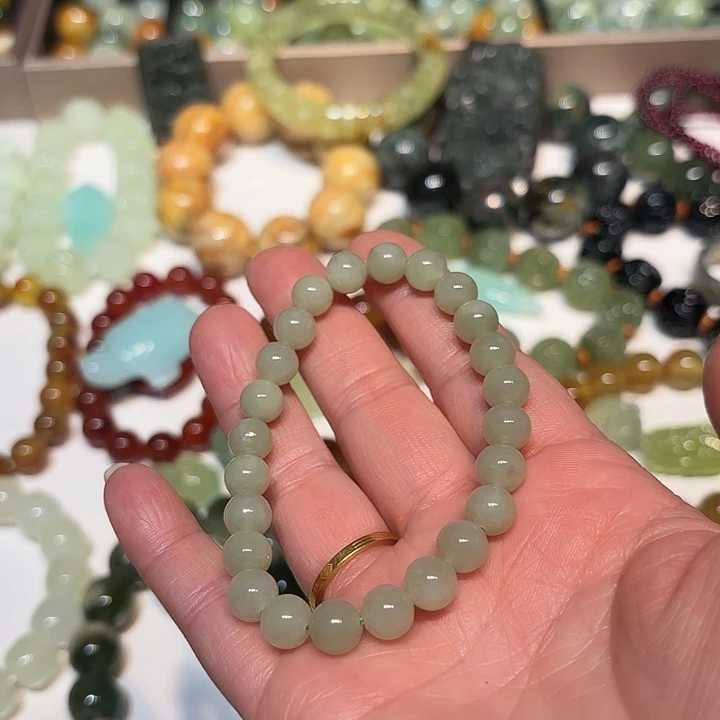 蛇纹石玉未镶嵌手串