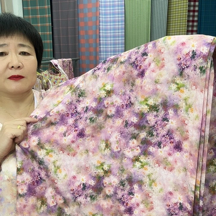 棉莫代尔纤维云剪断紫色花海凉凉被