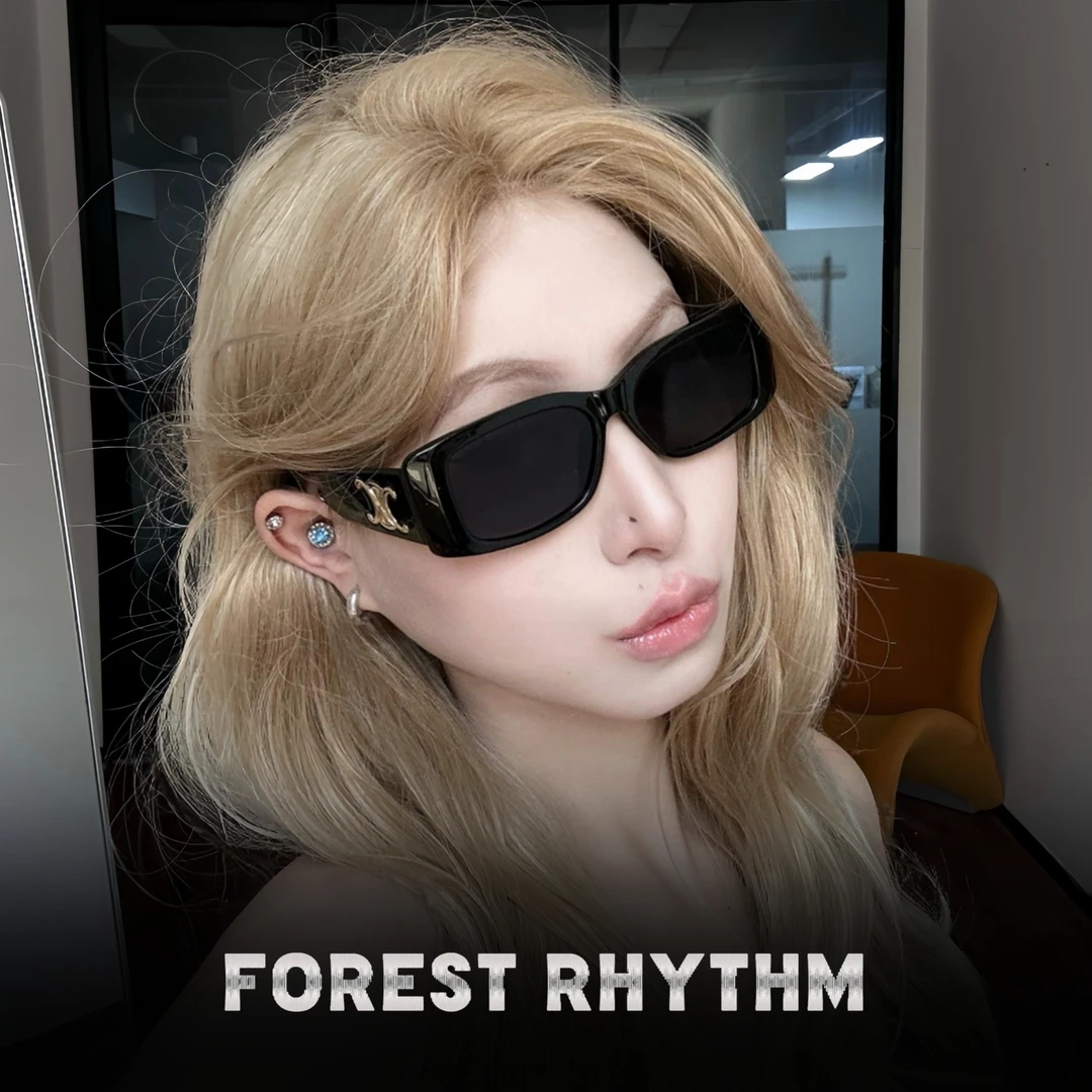 高级感墨镜女款复古方框时髦太阳镜凹造型网红时尚遮阳全框欧美风