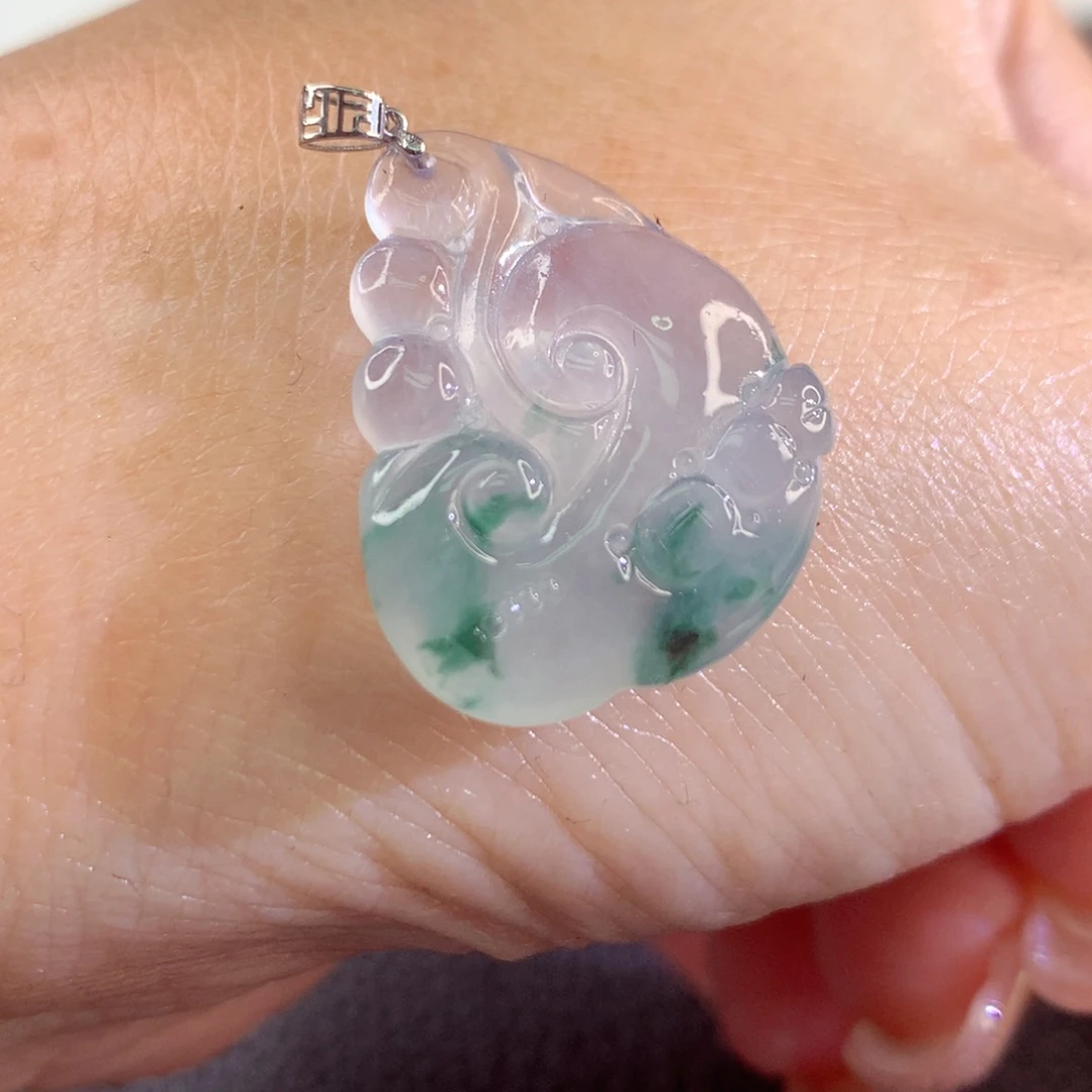 定制翡翠18K金镶嵌翡翠