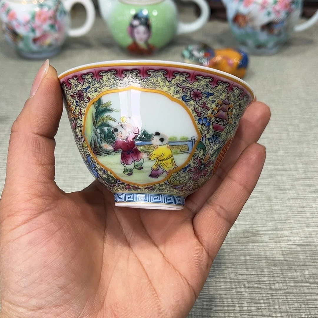 盖碗景德镇哈哈我也想你啊