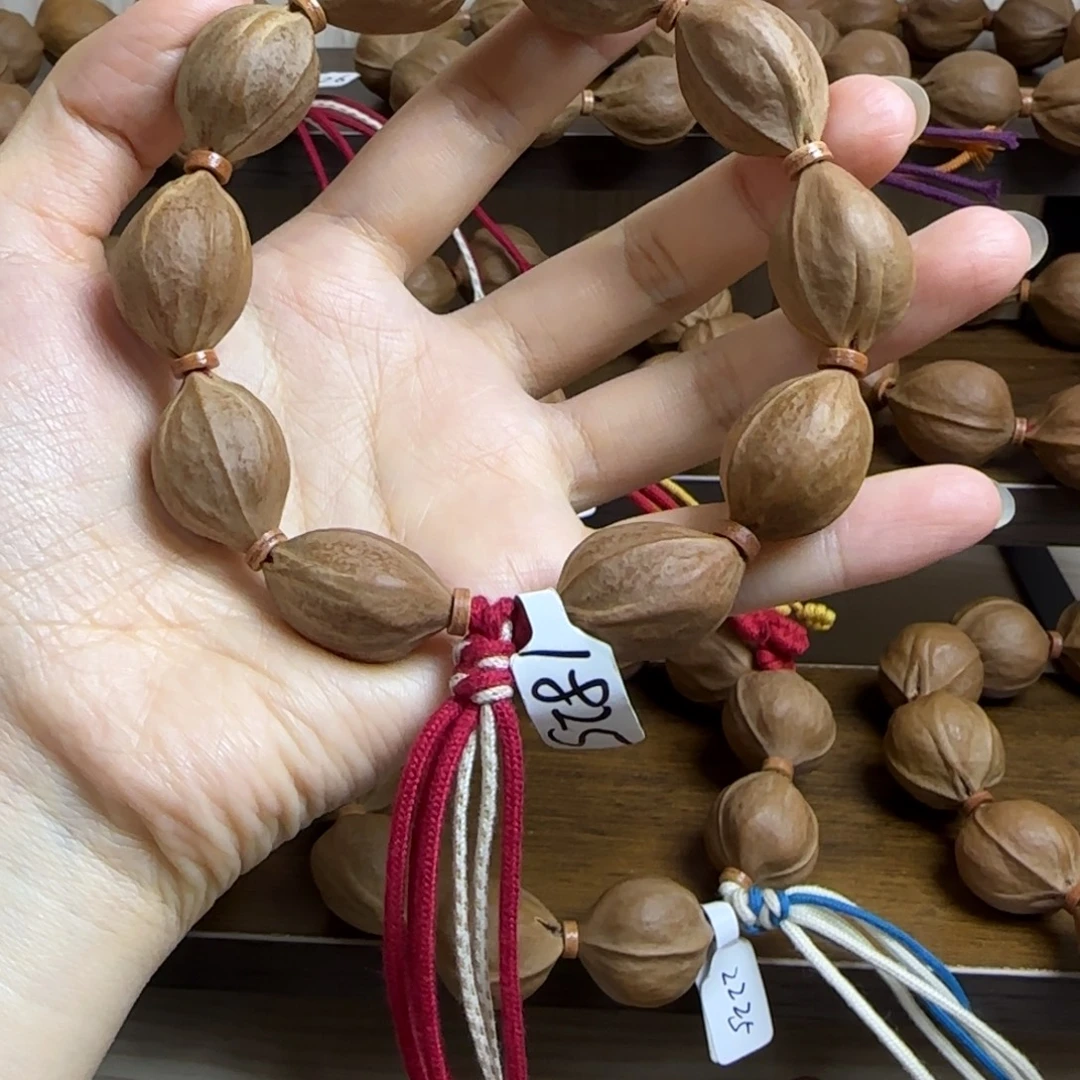 _***祛手串橄榄核梅林铁核三花鲨鱼背1825