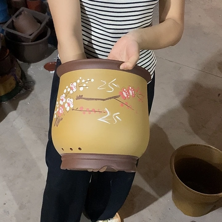 紫砂花盆紫砂花盆