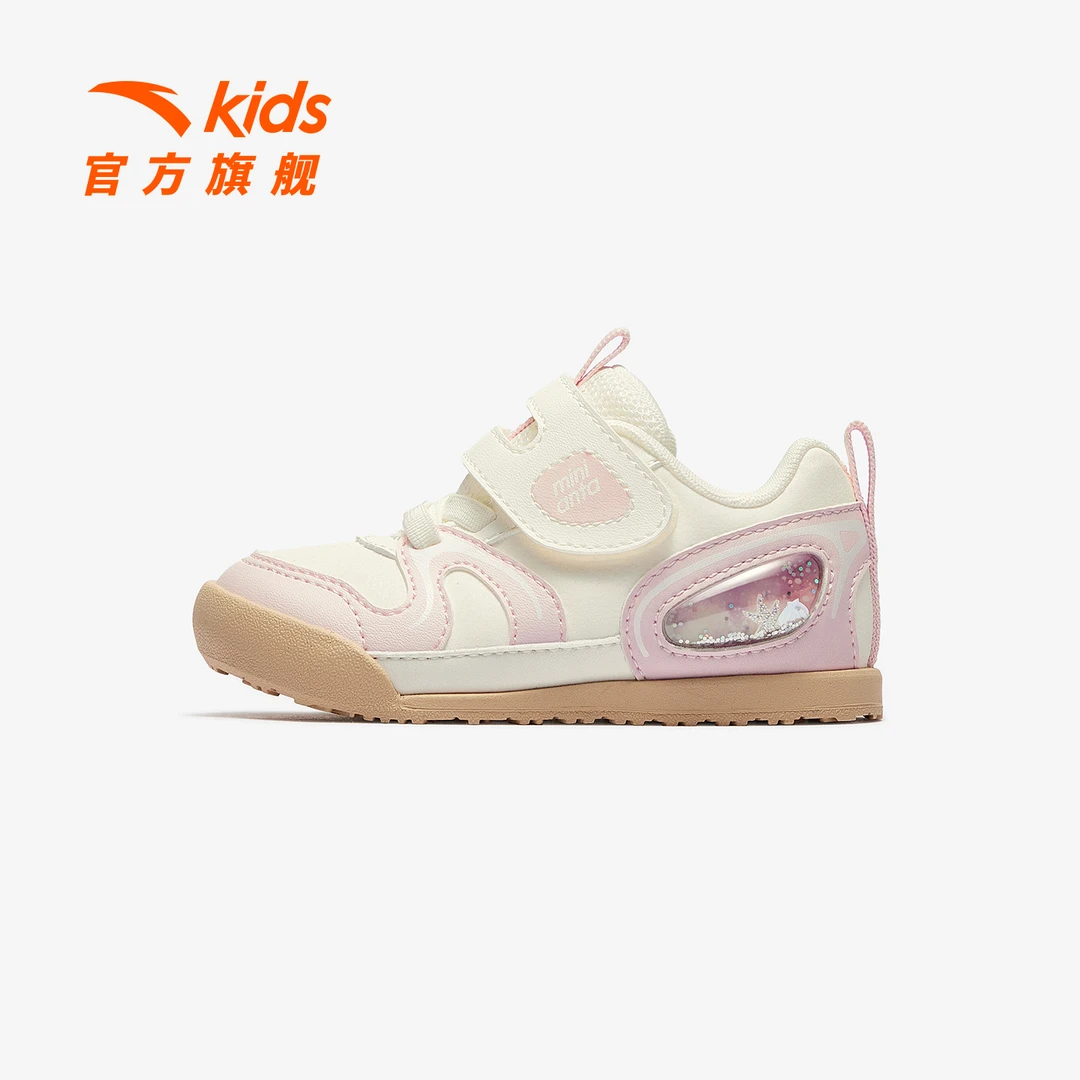 安踏儿童女婴童跑鞋2025冬季新款舒适防滑耐磨女宝宝学步鞋运动鞋