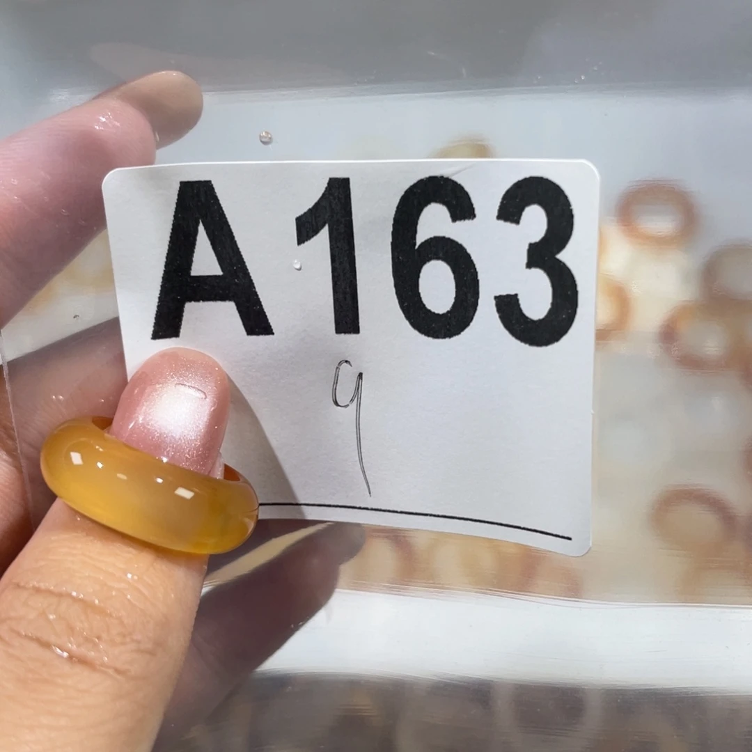 玛瑙/玉髓戒指未镶嵌163