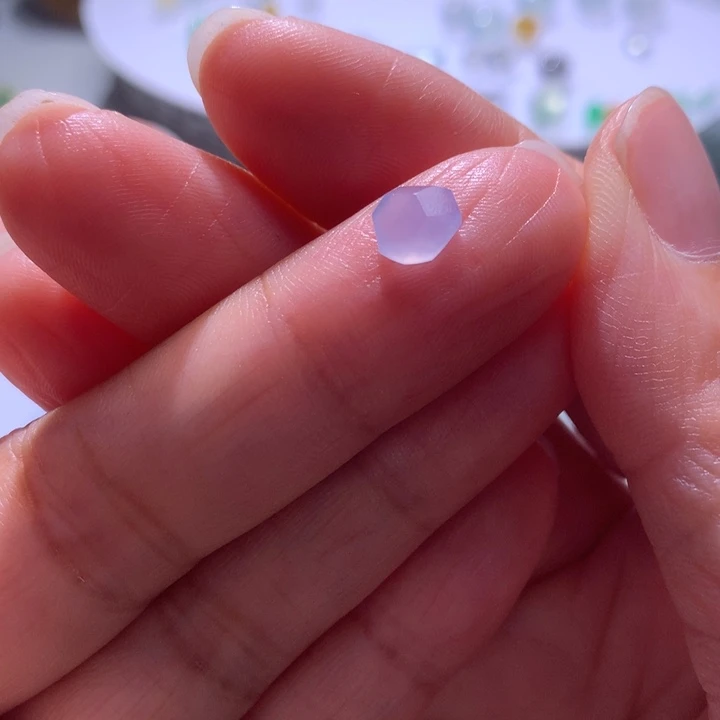 定制翡翠未镶嵌冰紫随行