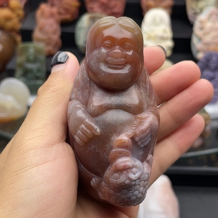 未镶嵌手把件石英质玉