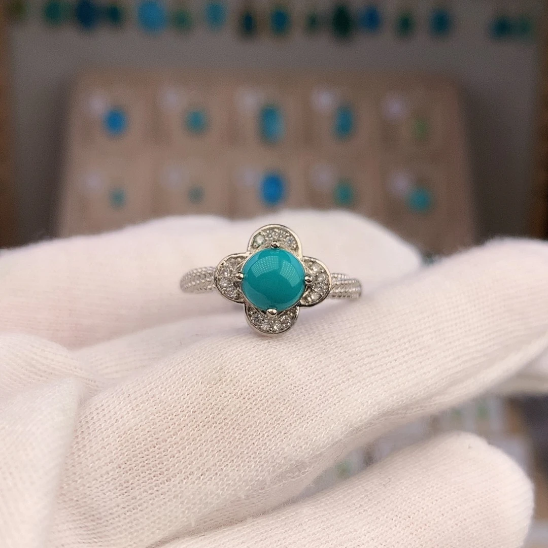 绿松石未镶嵌戒指