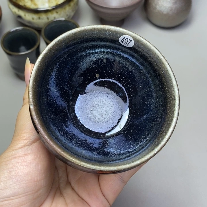 茶盏建窑建盏柴烧主人杯