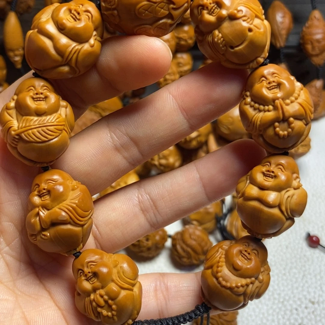 【闪购商品】手串/手链橄榄核八大弥勒