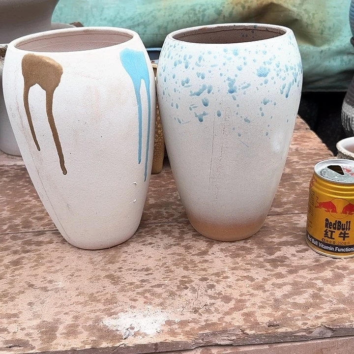 红陶微瑕花盆处理来啦