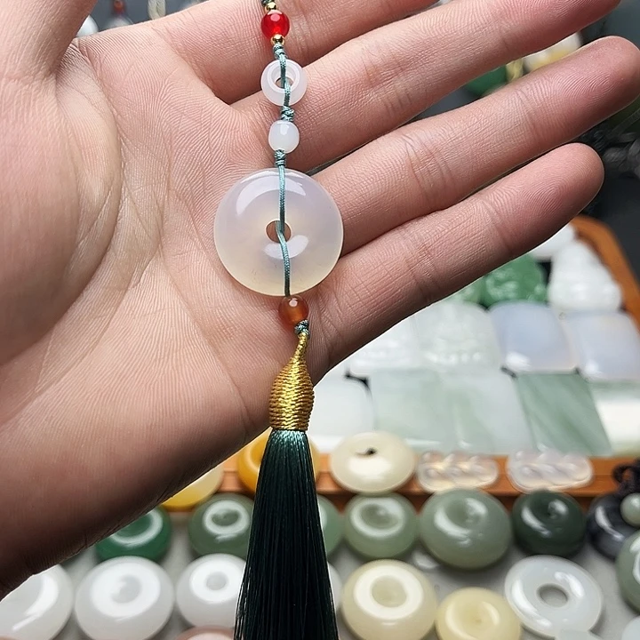 玛瑙/玉髓未镶嵌手机挂坠.钥匙挂.包挂.