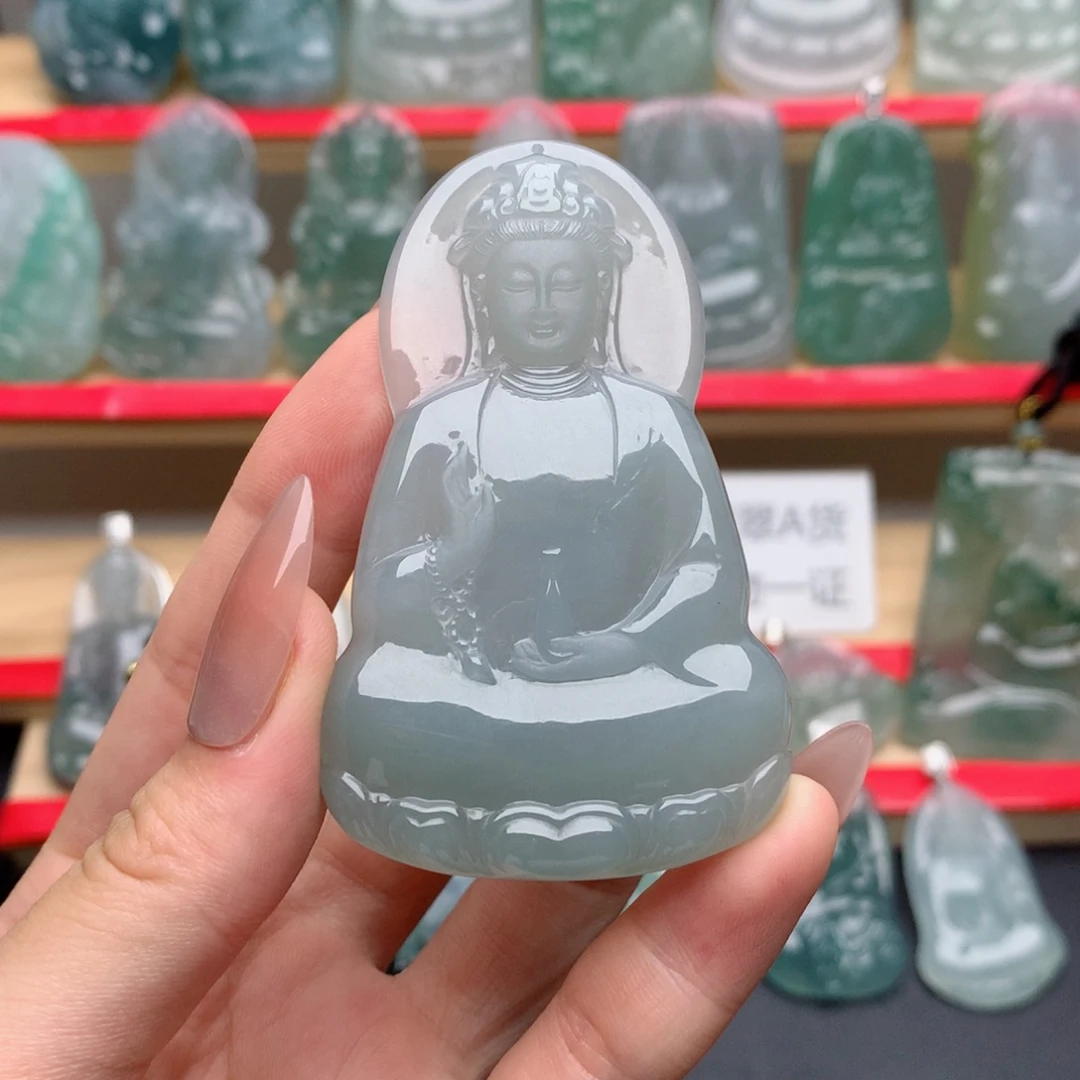 颈饰未镶嵌翡翠素衣