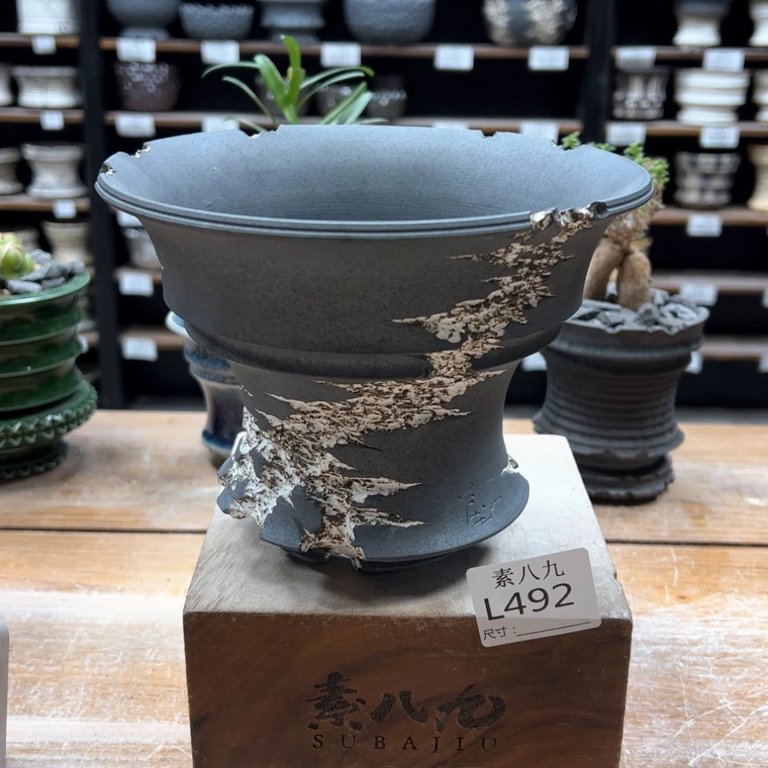 素八九陶瓷内口17.5高13.5