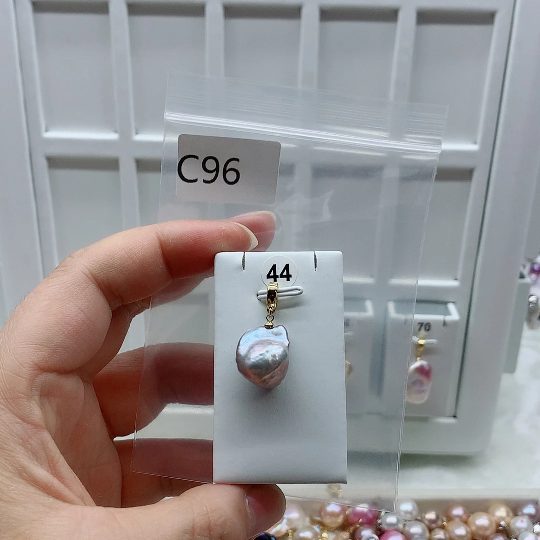 淡水珍珠合金吊坠(不含链)