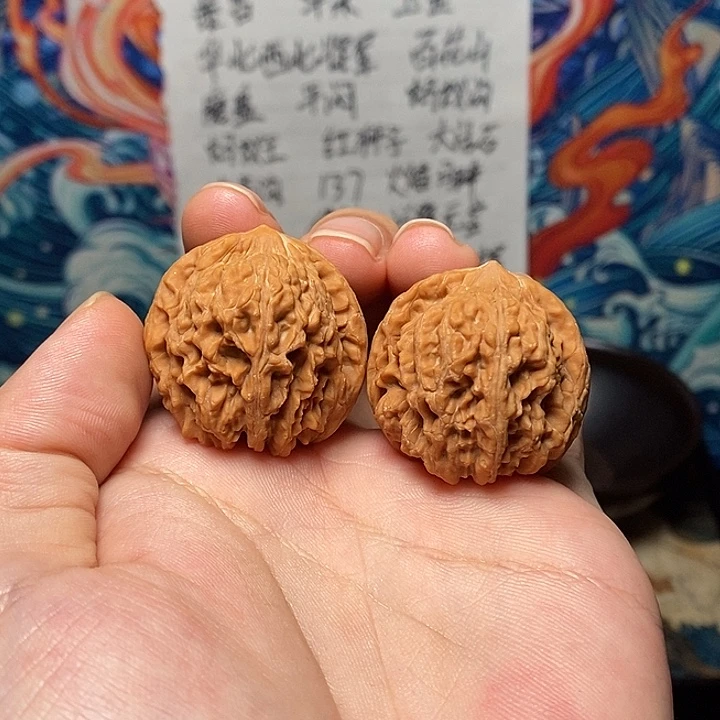 把件文玩核桃32七月红马蹄117