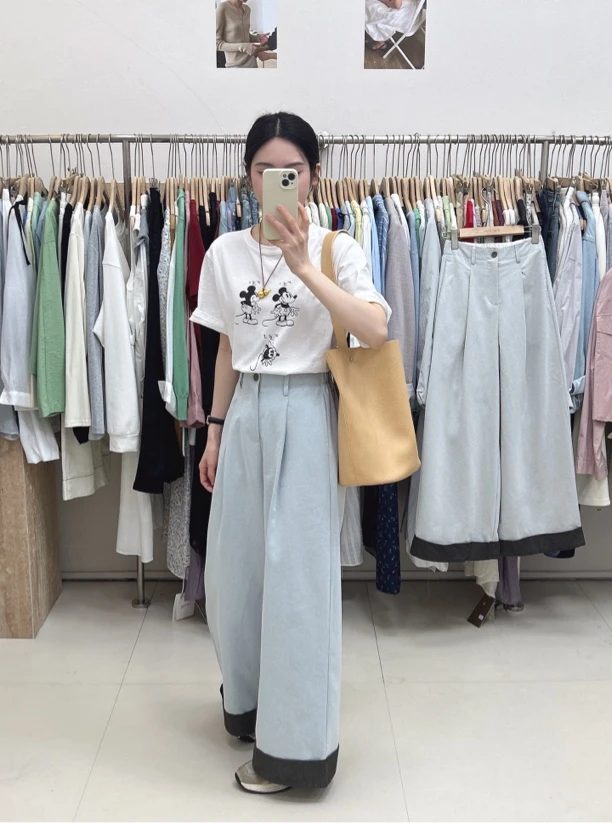 E sè 韩系女装新新款休闲裤T恤