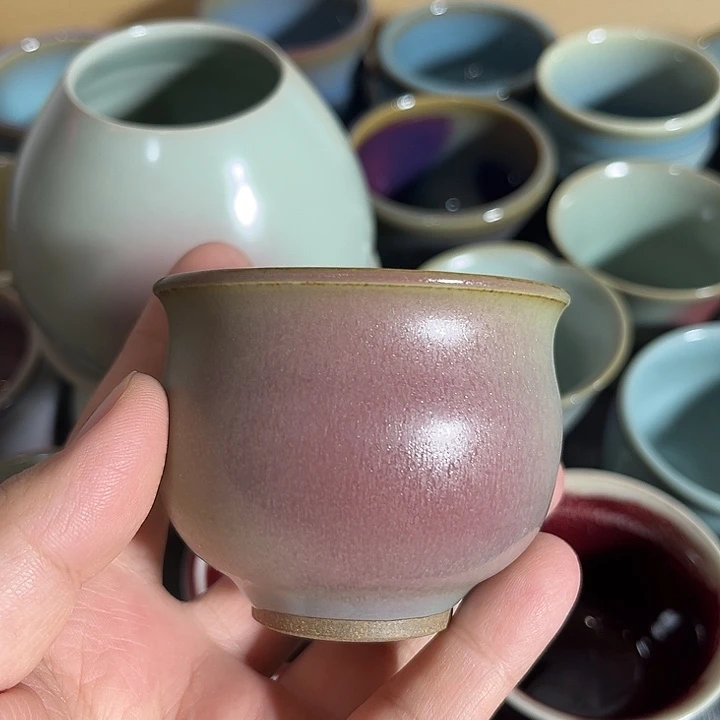 摆件钧窑杯子钧窑杯子