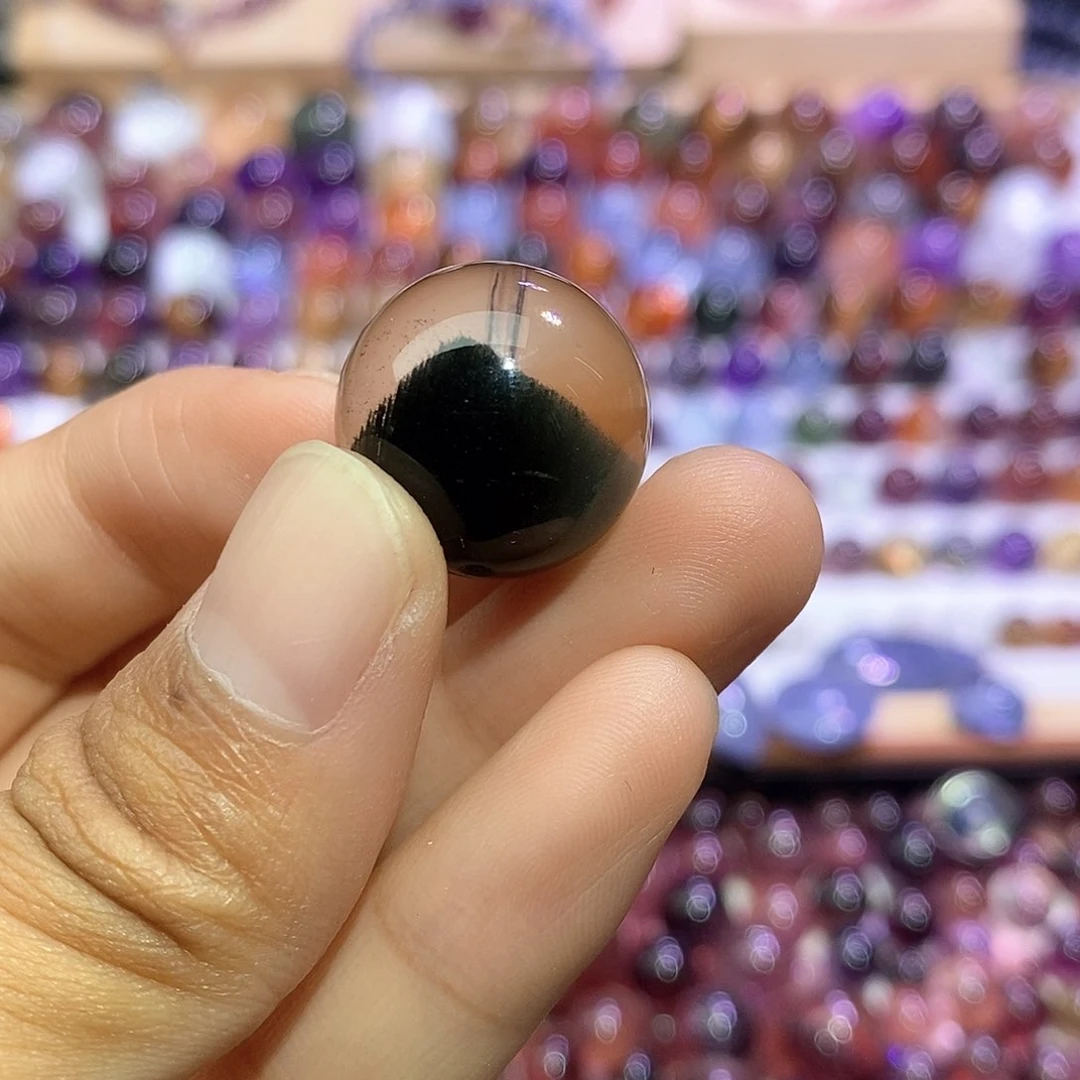 绿幽灵单珠18未镶嵌水晶