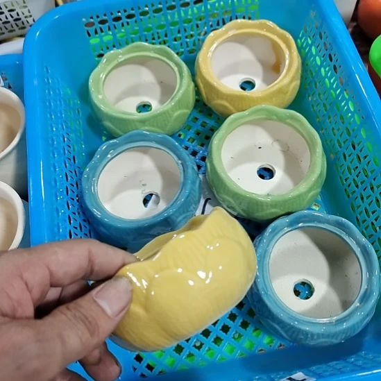 微瑕陶瓷盆12包邮