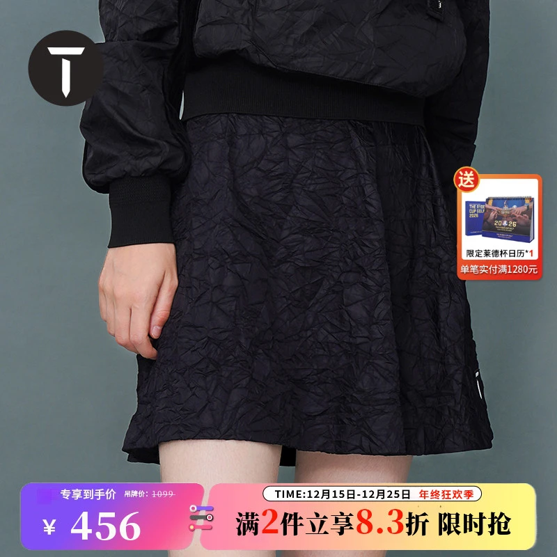 T/欧巡赛高尔夫服装女士短裙秋季时尚潮酷女士百褶裙EF232DZ081