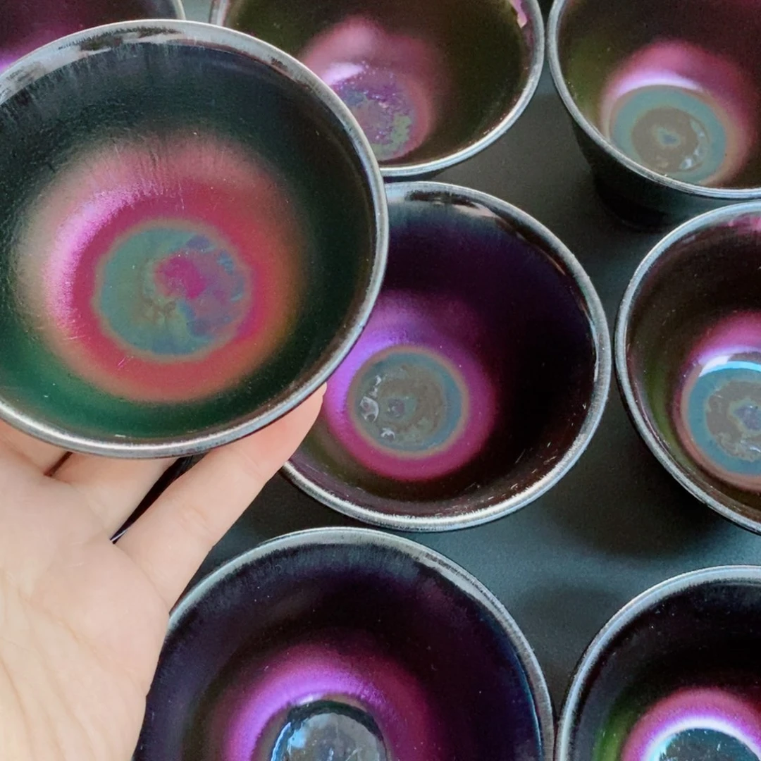 茶盏1**9建窑建盏主人杯10个