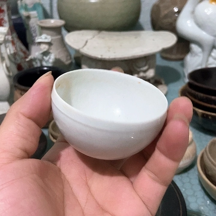 浩***穹琉璃手工艺品宋代胡田小杯子完整