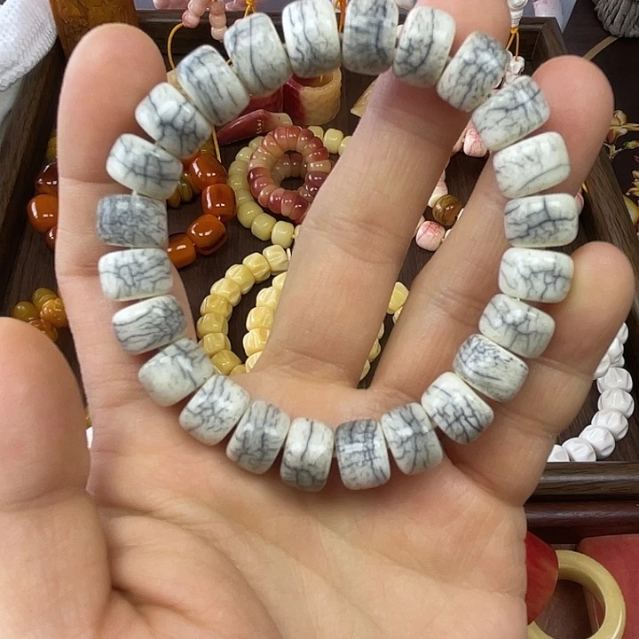 牛骨手串/手链牦牛骨冰透12