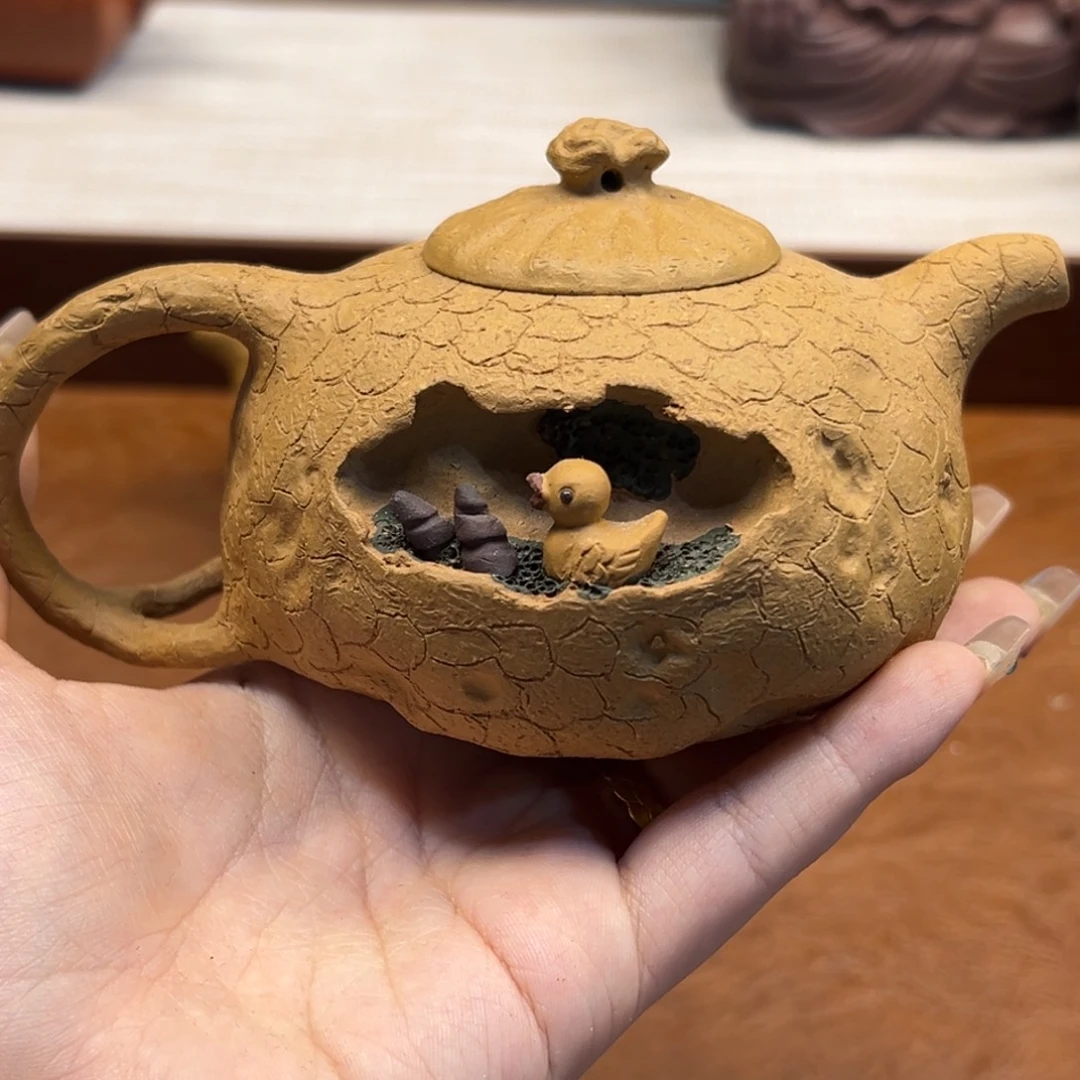 紫砂雕宠小器高品