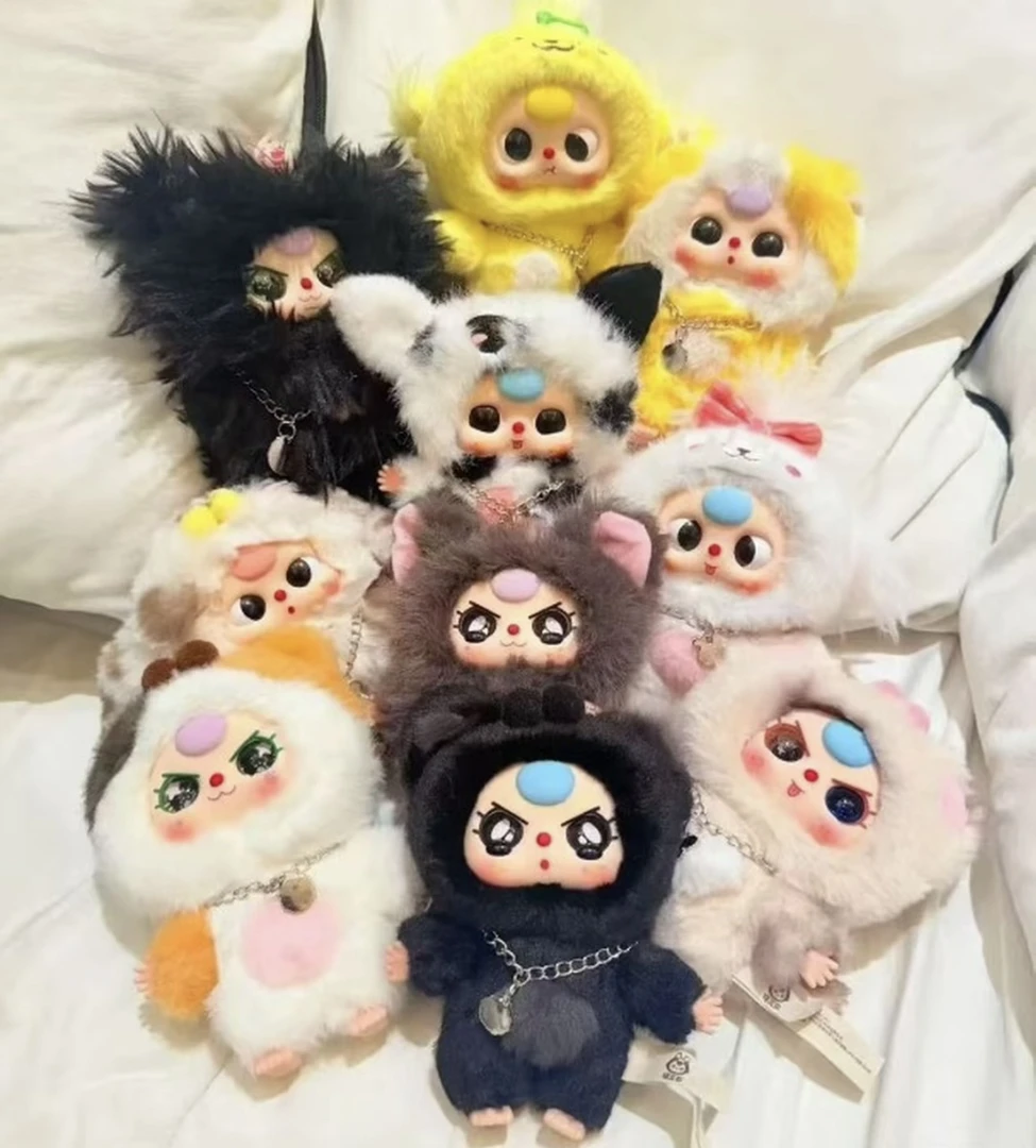 【拆盒】babythree娃三岁阿猫阿狗盲盒潮玩毛绒