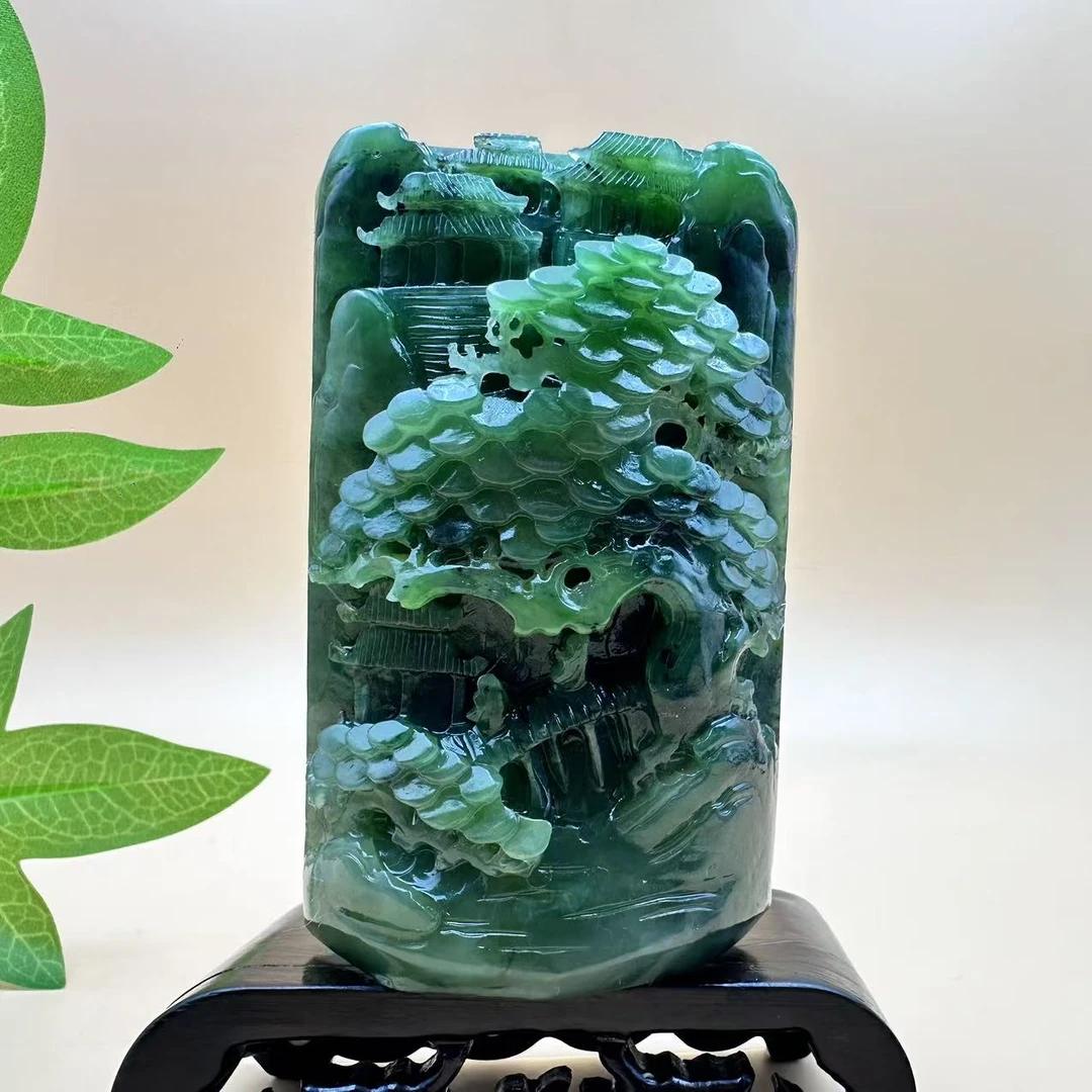 A1405 和田玉手把件 HH63120763