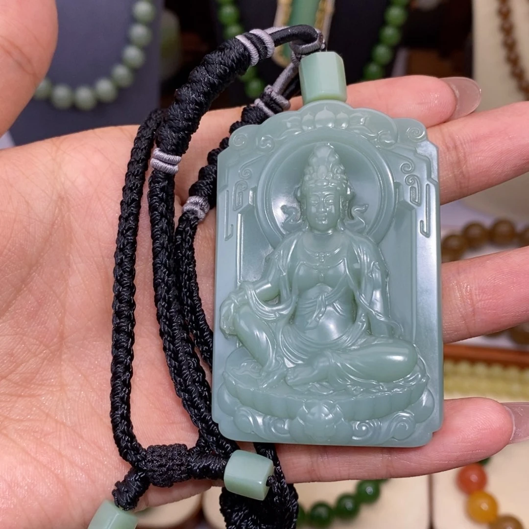 浪***心和田玉未镶嵌吊坠(不含链)