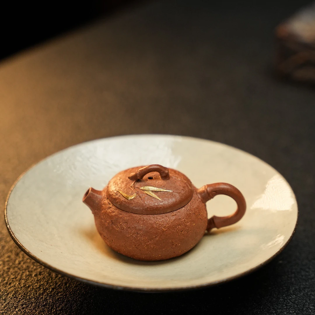 观竹·小供春·描金·50cc极品黄降坡 质感十足