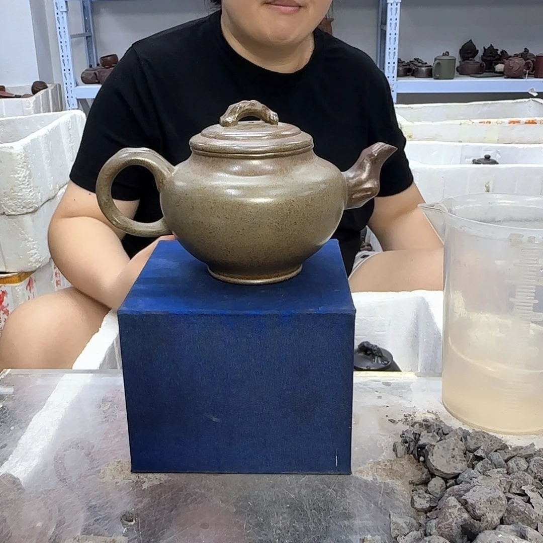 茶壶紫砂宜兴紫砂壶瑕疵
