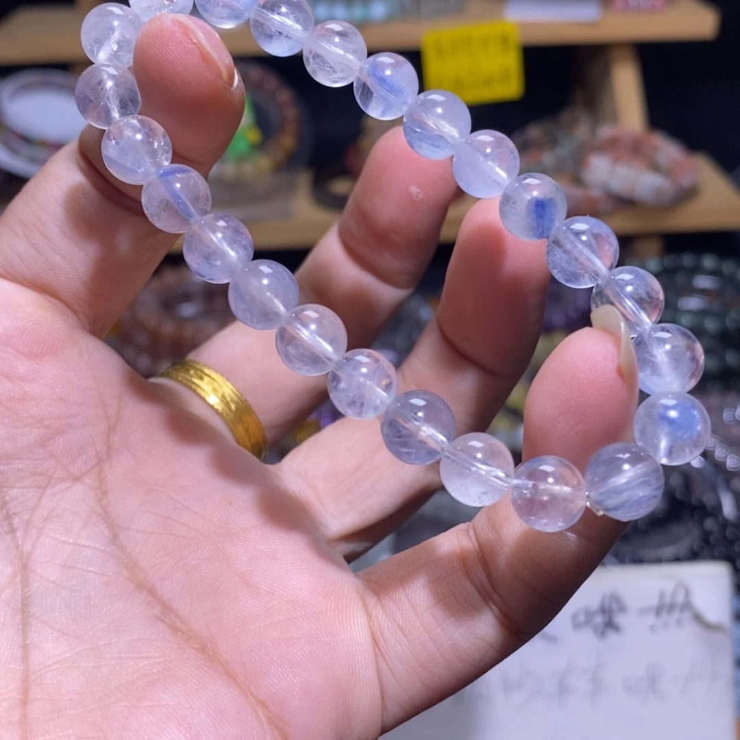 水晶未镶嵌手串25 玉化蓝晶 8