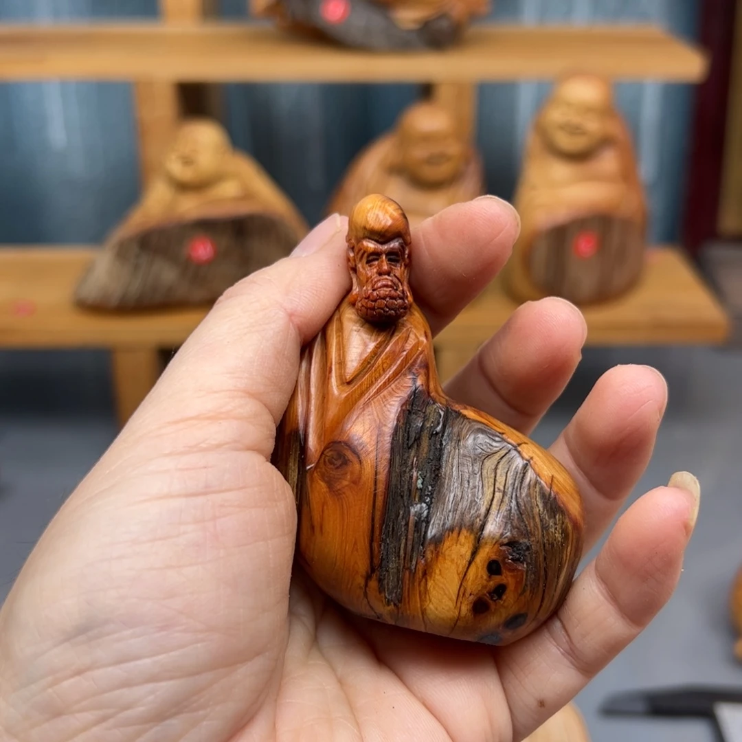 柏木崖柏木摆件手把件，14