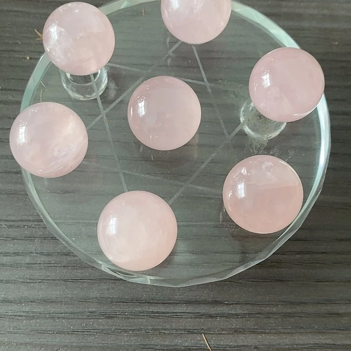 石材2.2直径小粉球七星盘！